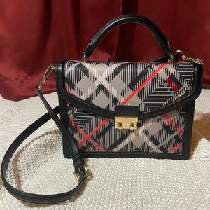 Vera Bradley Sophia Plaid Satchel